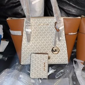 Michael Kors bag and wallet